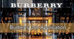 burberry job opportunities